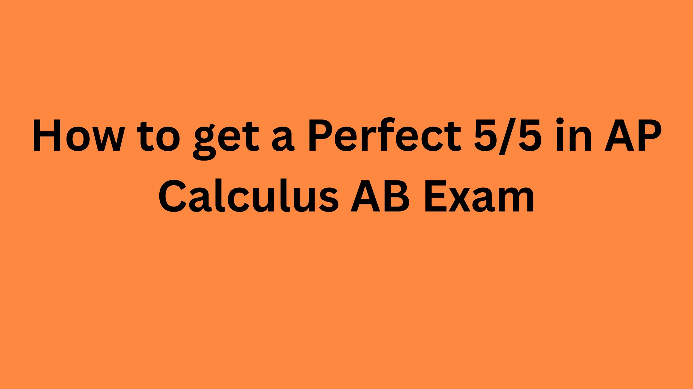 AP Calculus AB