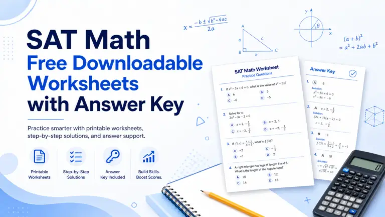 SAT Math Free Downloadable Worksheets